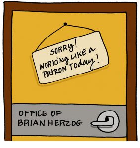 Brian's Office Door