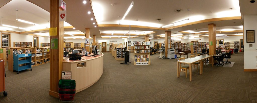 The inside of the Perth Public Library