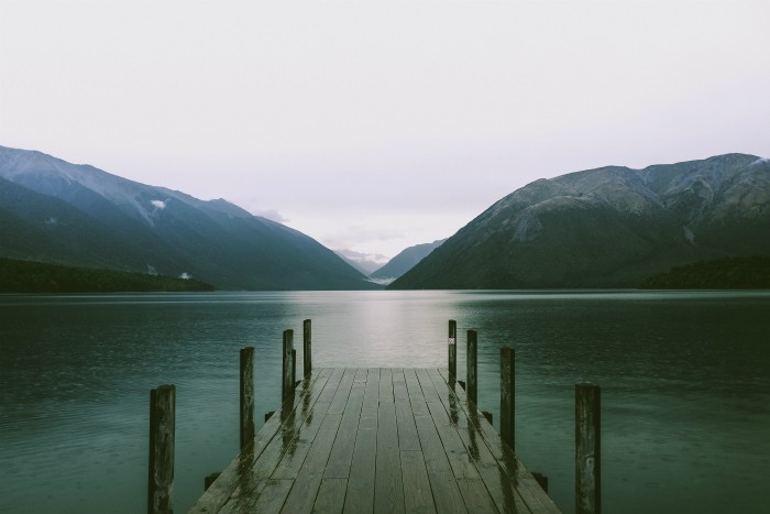 Lake scene from New Zealand