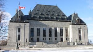 A photo of the Supreme Court of Canada building.