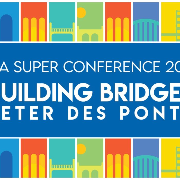 OLA Super Conference 2025 Banner, Building Bridges